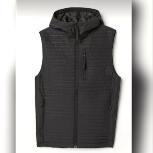 Lightly padded hoodie vest